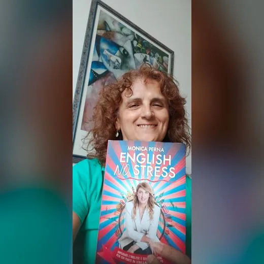 Gerarda with the book English No Stress